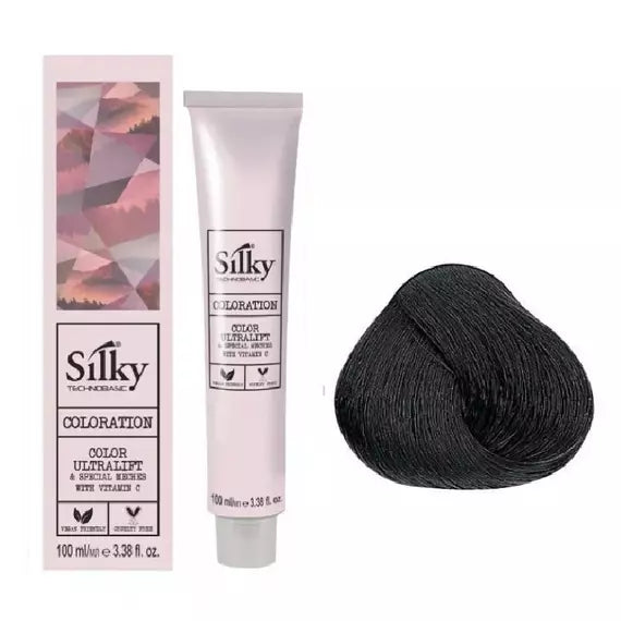 Silky tinta capelli  con vitamina C, CASTANO SCURO 3