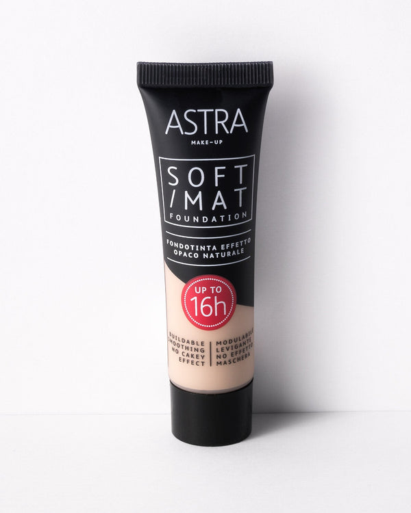 SOFT MAT FOUNDATION - Fondotinta Effetto Opaco Naturale ASTRA N1
