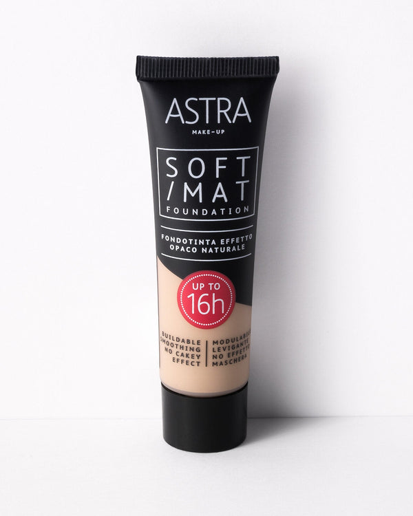 SOFT MAT FOUNDATION - Fondotinta Effetto Opaco Naturale ASTRA N3