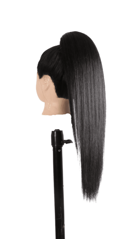 CODA DI CAVALLO LISCIA  nero 50 cm