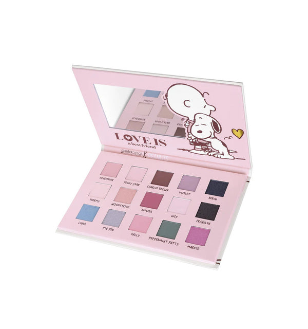 BELLA OGGI SNOOPY PALETTE COLOR JOY LOVE IS A BEST FRIEND