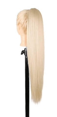 CODA DI CAVALLO LISCIA biondo platino  70 cm