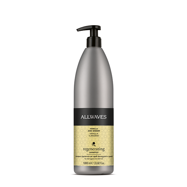 Allwaves shampoo RIGENERANTE vaniglia e zenzero